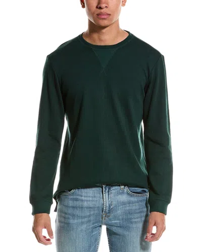 Weatherproof Vintage Waffle Shirt In Green