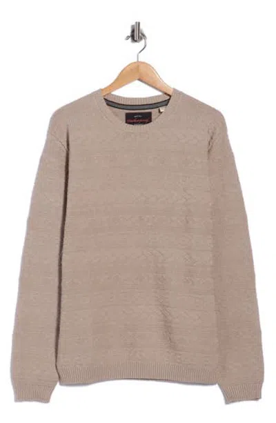 Weatherproof ® Vintage Washed Crewneck Sweater In Bone