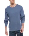 Weatherproof Vintage Wool-blend Waffle Shirt In Blue