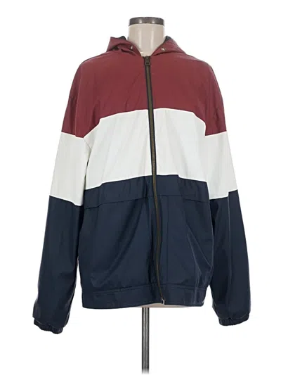 Pre-owned Weatherproof Zip Up Hoodie In Burgundy