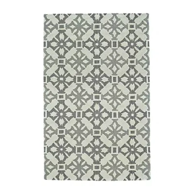 Weave & Wander Archipelago Transitional Geometric 5'x8' Indoor Rectangular Area Rug In Gray
