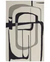 Weave & Wander Ardon Transitional Abstract Area Rug In Brown