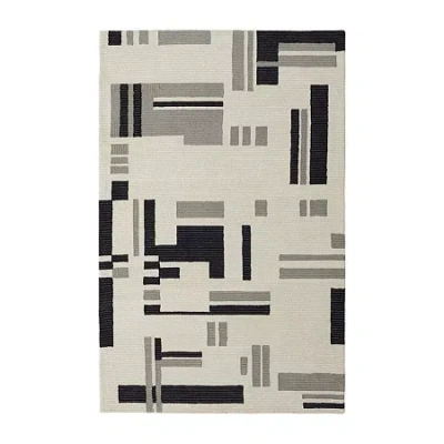 Weave & Wander Ardon Transitional Abstract Indoor Rectangular Accent Rug In Neutral