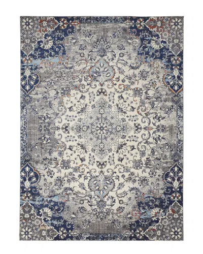 Weave & Wander Bellini Transitional Medallion Accent Rug In Ivory