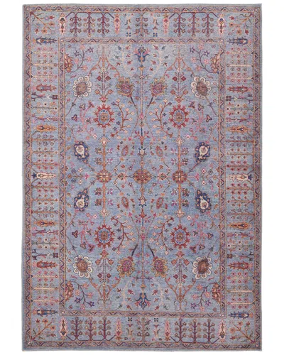 Weave & Wander Birchlawn Transitional Oriental Accent Rug In Blue