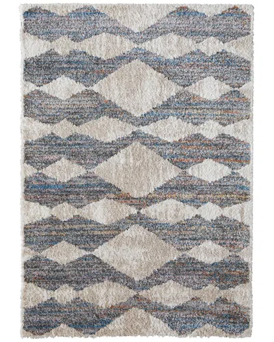 Weave & Wander Caide Transitional Diamond Accent Rug In Gray