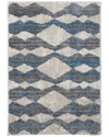 Weave & Wander Caide Transitional Diamond Accent Rug In Ivory