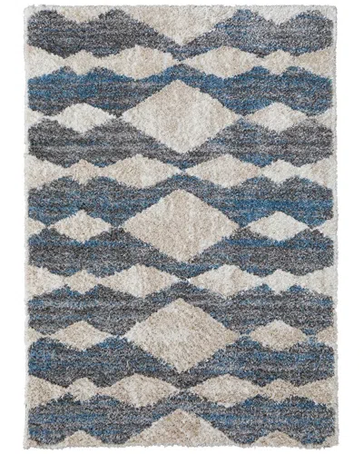 Weave & Wander Caide Transitional Diamond Accent Rug In Ivory