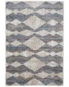 Weave & Wander Caide Transitional Diamond Accent Rug In Tan