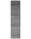Weave & Wander Caldecott Transitional Stripes Runner Rug In Gray