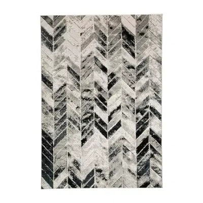 Weave & Wander Callie Abstract Indoor Rectangular Accent Rug In Multi
