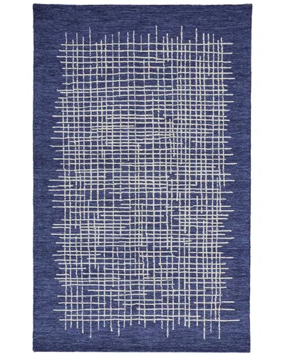 Weave & Wander Carrick Transitional Abstract Accent Rug In Blue