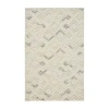 Weave & Wander Elika Geometric Hand Tufted Indoor Rectangle Accent Rugs In White