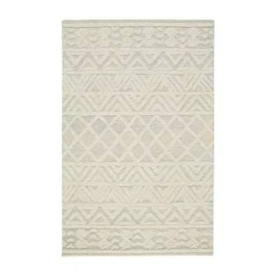 Weave & Wander Elika Geometric Hand Tufted Indoor Rectangle Area Rugs In Gray