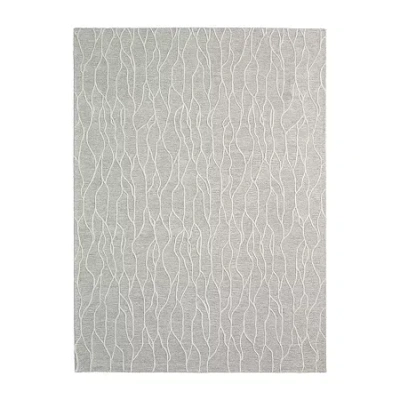 Weave & Wander Fadden Abstract Hand Tufted Indoor Rectangle Accent Rugs In Gray