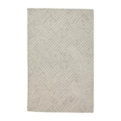 WEAVE & WANDER FADDEN GEOMETRIC HAND TUFTED INDOOR RECTANGLE ACCENT RUGS