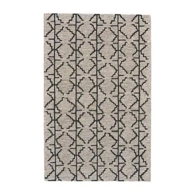 WEAVE & WANDER FADDEN GEOMETRIC HAND TUFTED INDOOR RECTANGLE AREA RUGS
