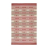 Weave & Wander Galvin Stripe Flatweave Reversible Indoor Rectangle Area Rugs In Red