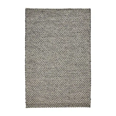 Weave & Wander Genet Solid Flatweave Indoor Rectangle Accent Rugs In Gray