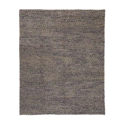 Weave & Wander Genet Solid Flatweave Indoor Rectangle Area Rugs In Purple