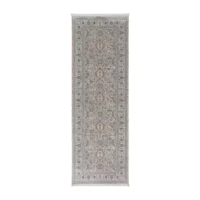Weave & Wander Gilford Geometric Machine Made Indoor Rectangle Runners In Gray