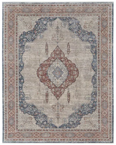 Weave & Wander Gilford Transitional Medallion Accent Rug In Multi
