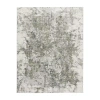 Weave & Wander Halton Abstract Machine Made Indoor Rectangle Accent Rugs In Green
