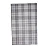 Weave & Wander Jens Plaid Flatweave Indoor Rectangle Accent Rugs In White