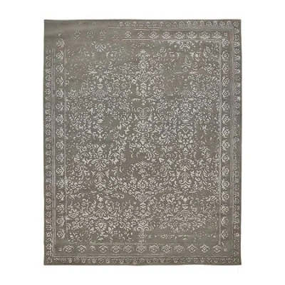Weave & Wander Khalo Floral Hand Tufted Indoor Rectangle Area Rugs In Gray