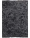 Weave & Wander Len Transitional Solid Accent Rug In Gray