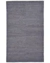 Weave & Wander Lorne Modern Solid Accent Rug In Blue