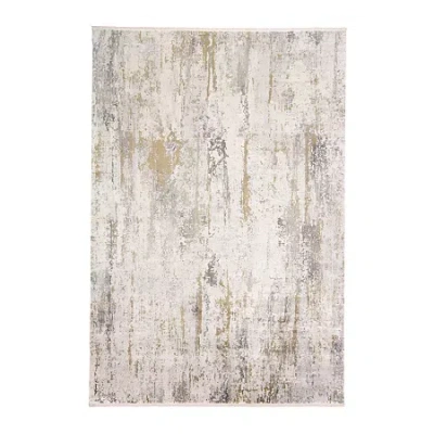 Weave & Wander Marilyn Abstract Indoor Rectangular Accent Rug In Neutral