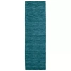 Weave & Wander Moderna Hooked Rectangular Rug In Blue