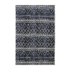 Weave & Wander Oliena Stripe Machine Made Indoor Rectangle Accent Rugs In Blue