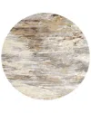 Weave & Wander Parker Transitional Abstract Accent Rug In Brown