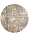 Weave & Wander Parker Transitional Abstract Accent Rug In Brown