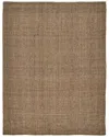 Weave & Wander Siona Transitional Solid Area Rug In Brown