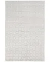 Weave & Wander Tatem Transitional Solid Accent Rug In White