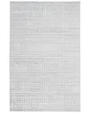 Weave & Wander Tatem Transitional Solid Accent Rug In White