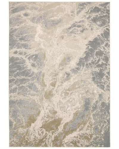 WEAVE & WANDER WEAVE & WANDER TRIPOLI TRANSITIONAL ABSTRACT POLYESTER & POLYPROPYLENE ACCENT RUG
