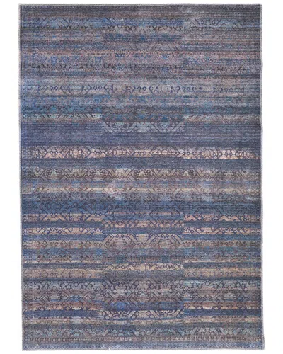 Weave & Wander Welch Transitional Geometric Accent Rug In Blue