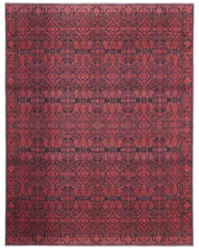 Weave & Wander Welch Transitional Trellis & Lattice Accent Rug In Red
