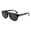 Web Black Acetate Sunglasses In Black