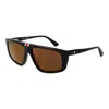 Web Black Men Sunglasses In Brown
