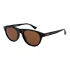 Web Bicolor Acetate Sunglasses In Brown
