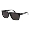 Web Black Acetate Sunglasses In Black