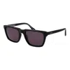 Web Black Acetate Sunglasses In Black
