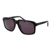 Web Black Acetate Sunglasses In Black