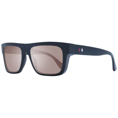 Web Black Men Sunglasses In Blue