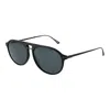 Web Black Titanium Sunglasses In Black